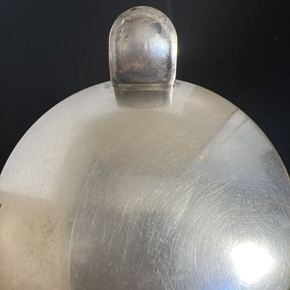 Vintage HKE Pitcher Cold Crystal Glass Closed Silver Plated Mount 10” - Picture 12 of 16